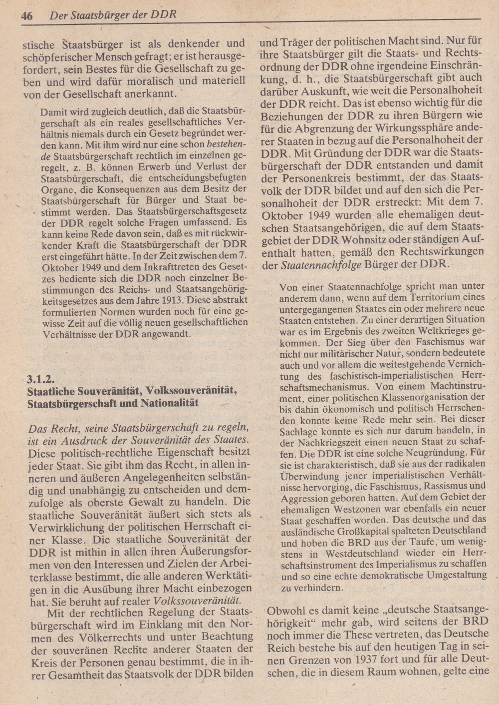 Staatsbrger DDR Teil 1